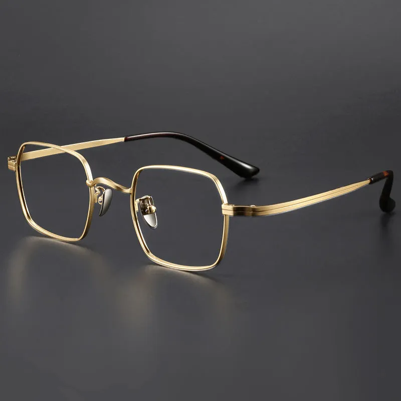 Retro Titanium Square Glasses Frame ST 6801