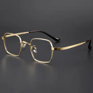 Retro Titanium Square Glasses Frame ST 6801
