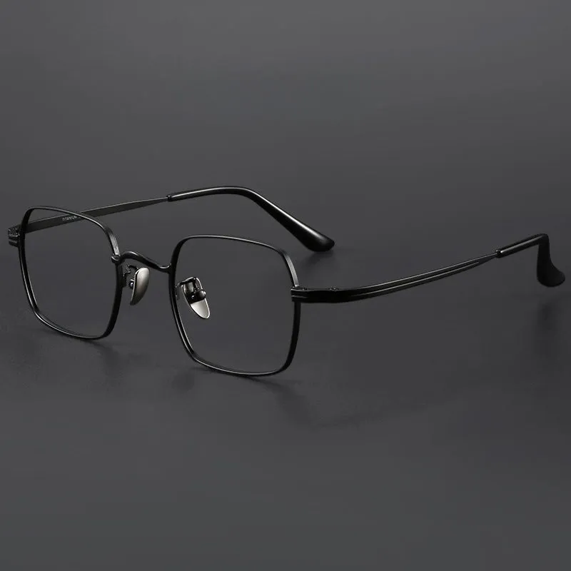 Retro Titanium Square Glasses Frame ST 6801