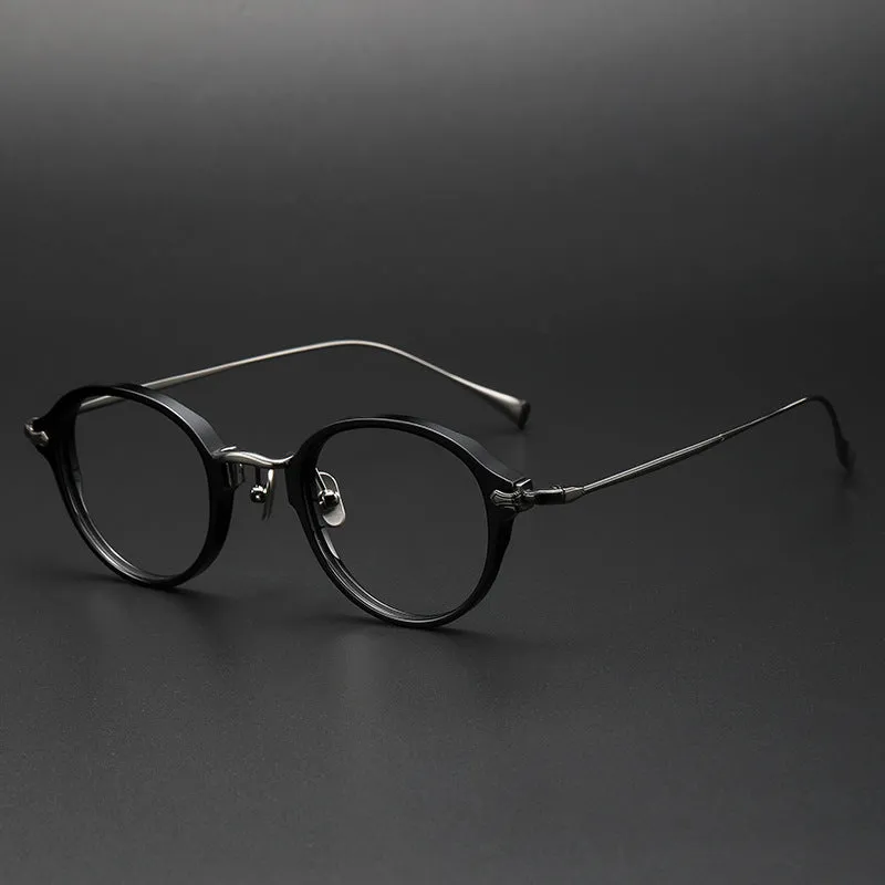 Retro Titanium Ultra-Light Glasses Frame KMN182
