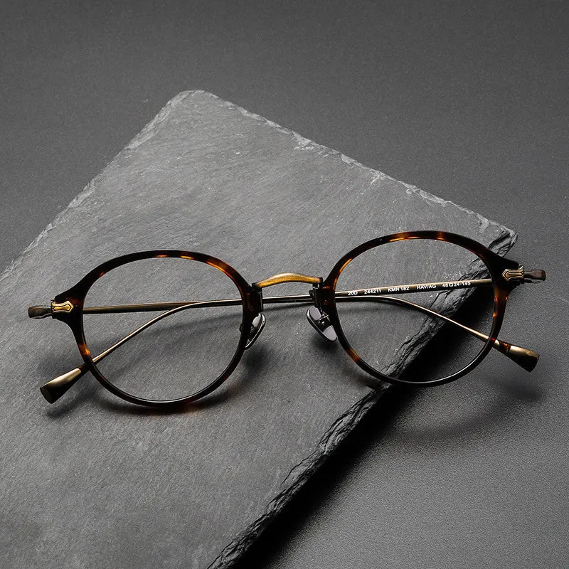 Retro Titanium Ultra-Light Glasses Frame KMN182