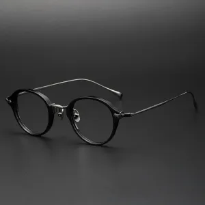 Retro Titanium Ultra-Light Glasses Frame KMN182