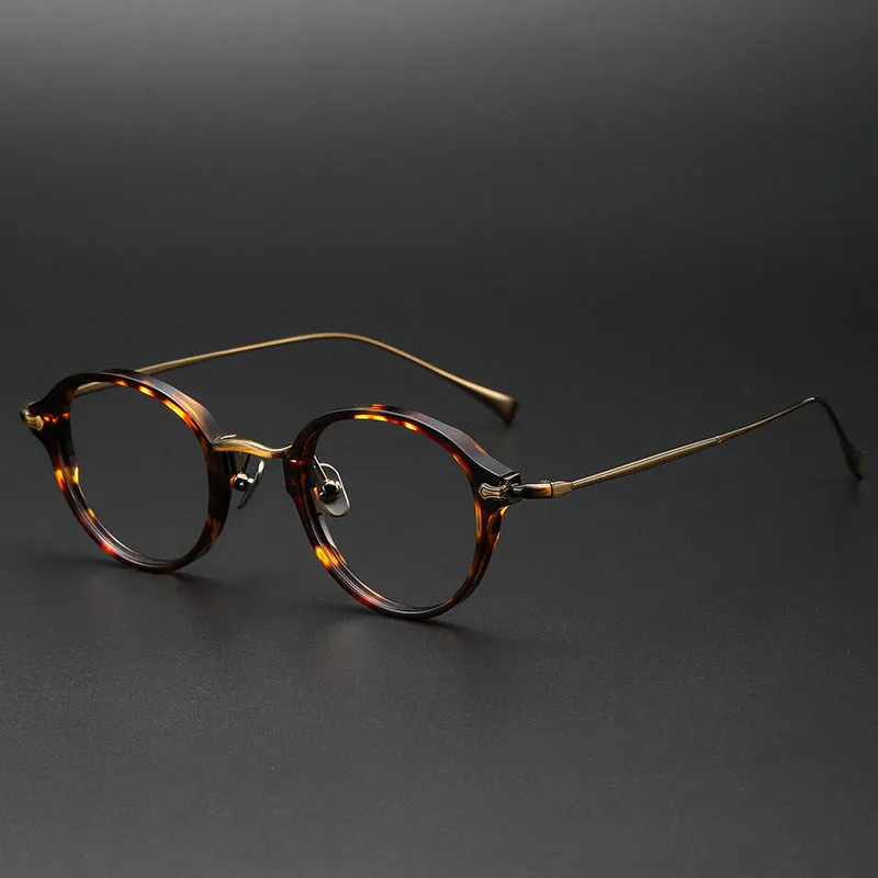 Retro Titanium Ultra-Light Glasses Frame KMN182