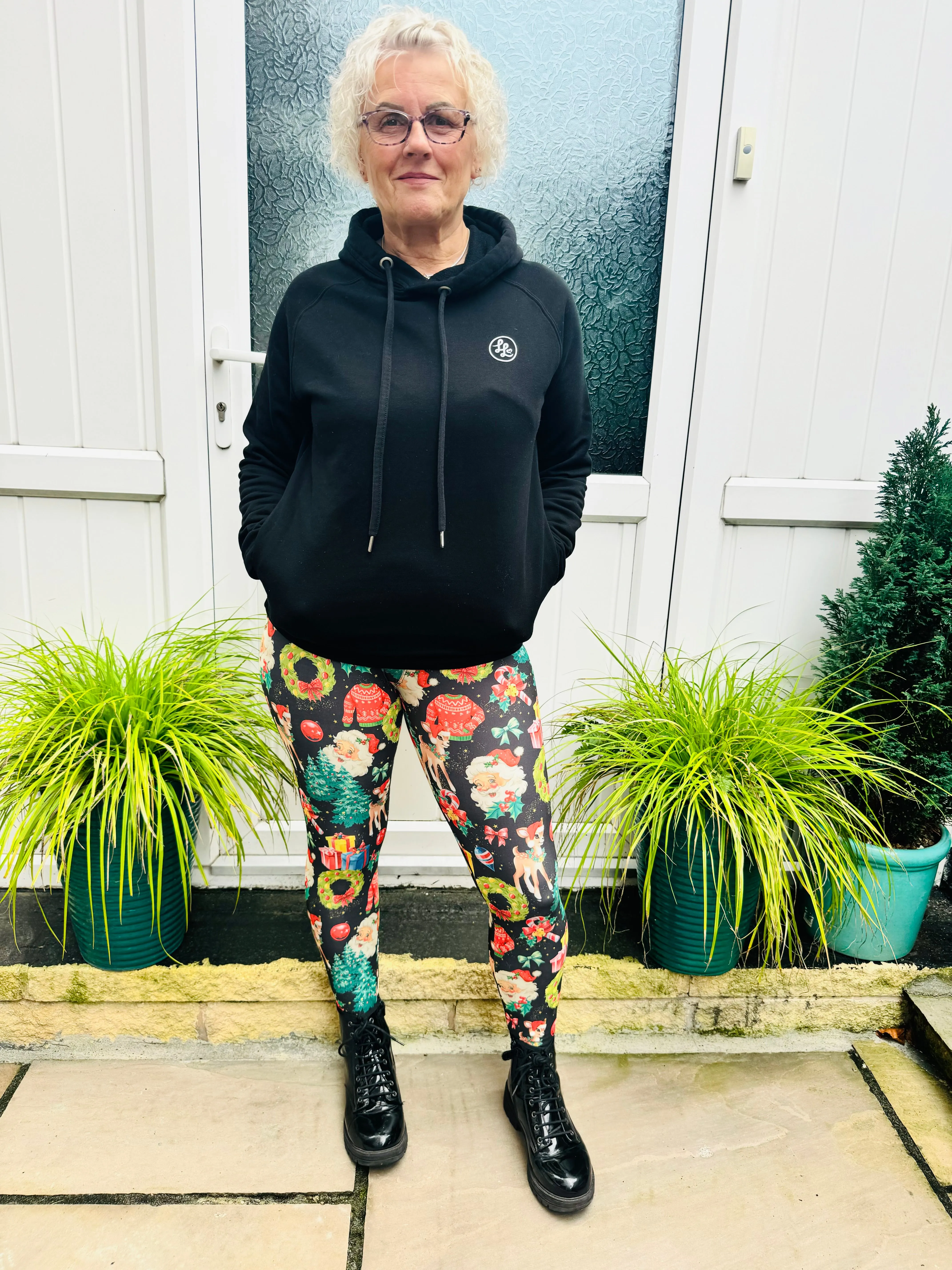 Retro Yule CASUAL Leggings