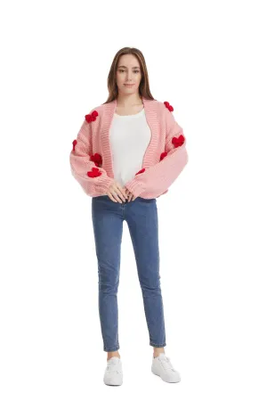 Roffe 3D Bow Knit Cardigan