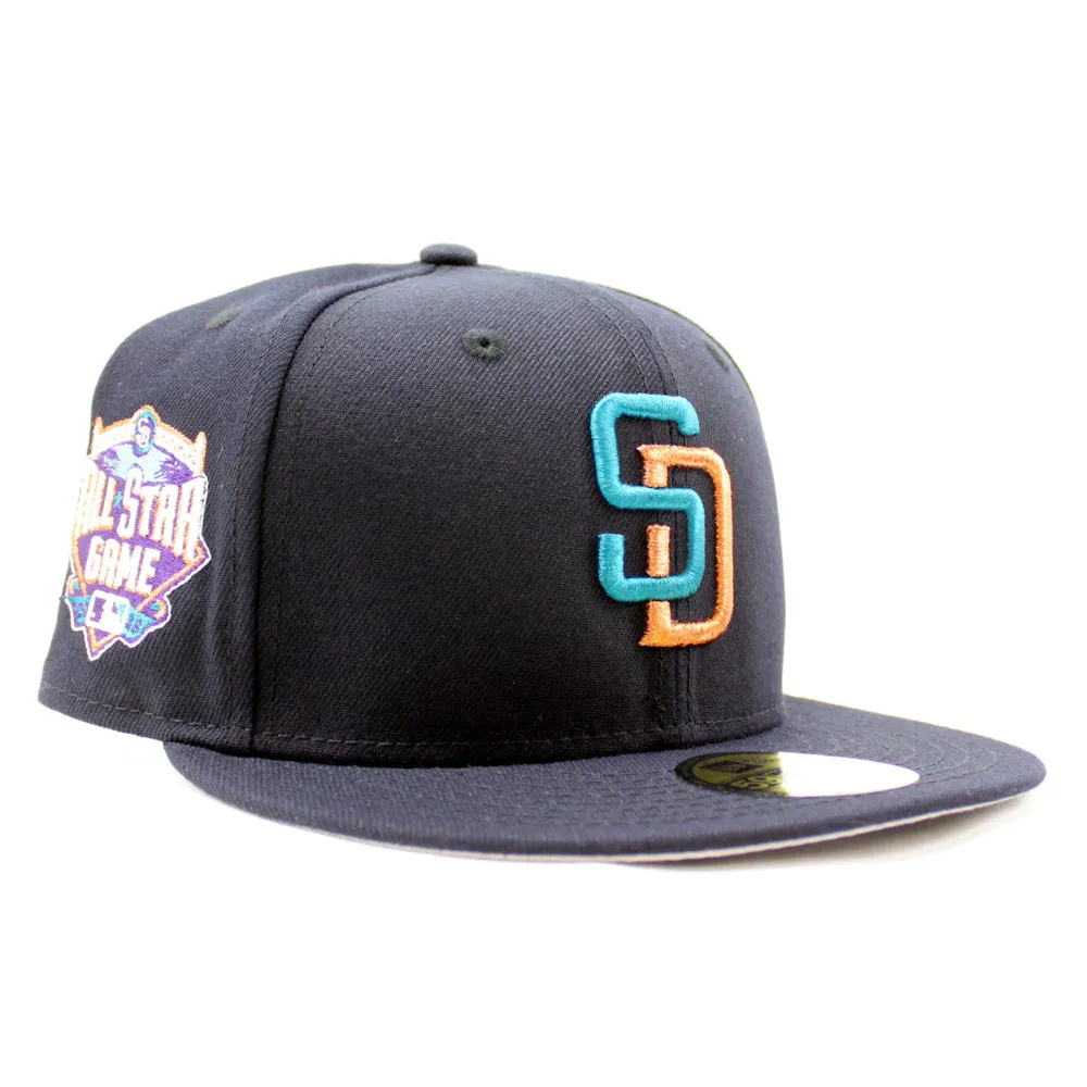 San Diego Padres 2016 All-Star Game New Era Fitted 59Fifty Hat (Navy Gray Under Brim)