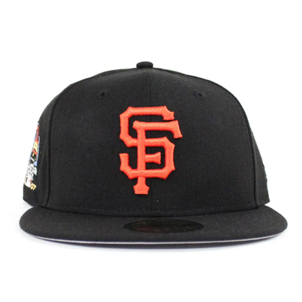 San Francisco Giants All Star Week 2007 New Era 59Fifty Fitted Hat (Black Gray Under Brim)