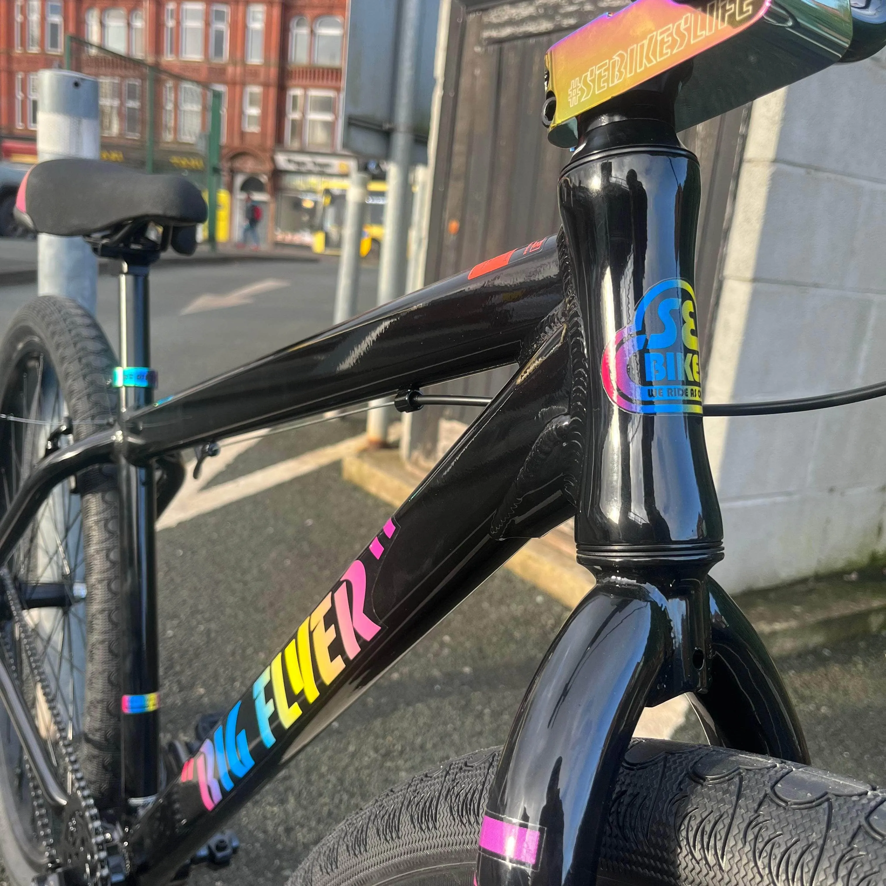 SE Bikes Big Flyer 29 Inch Bike Slick Mode Black