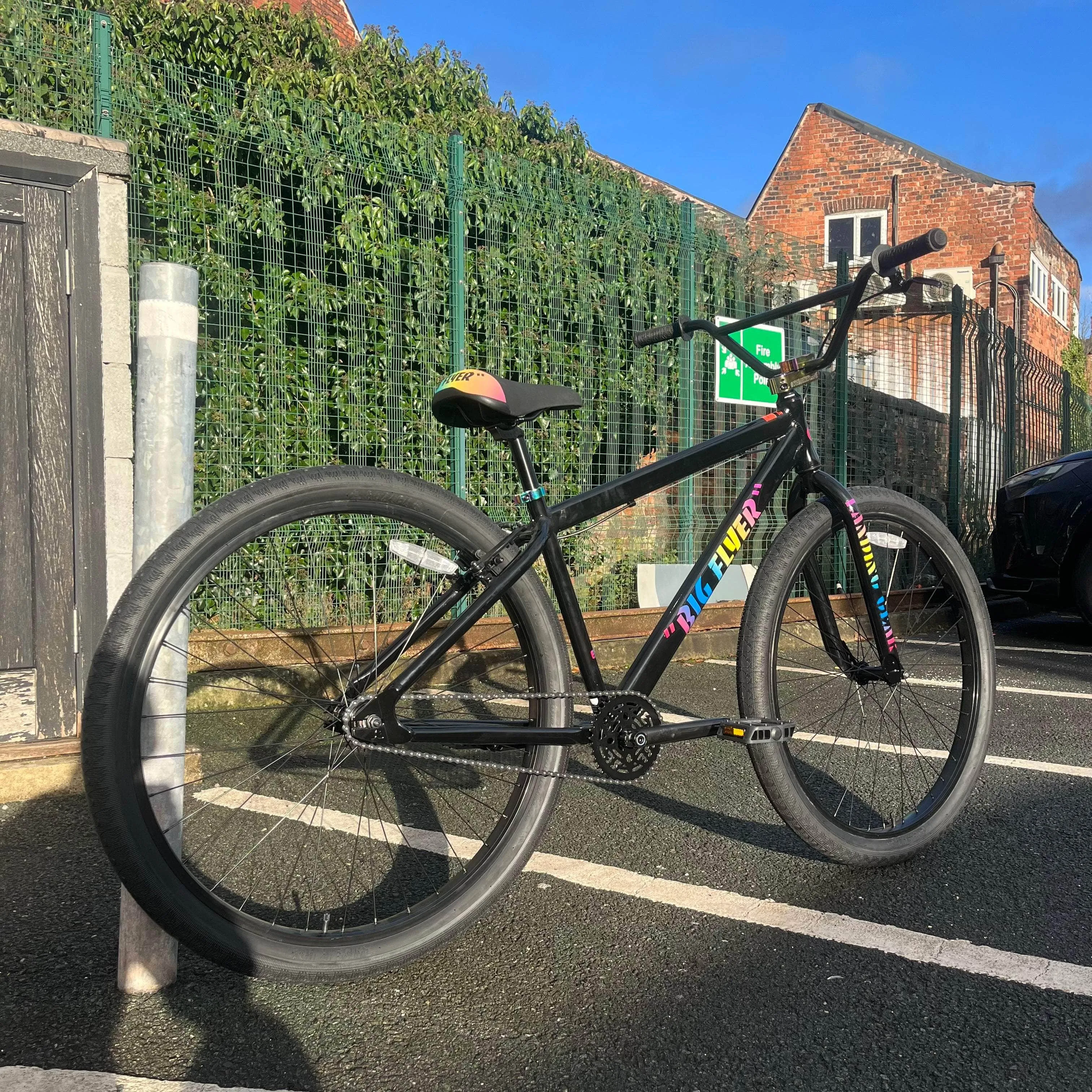 SE Bikes Big Flyer 29 Inch Bike Slick Mode Black