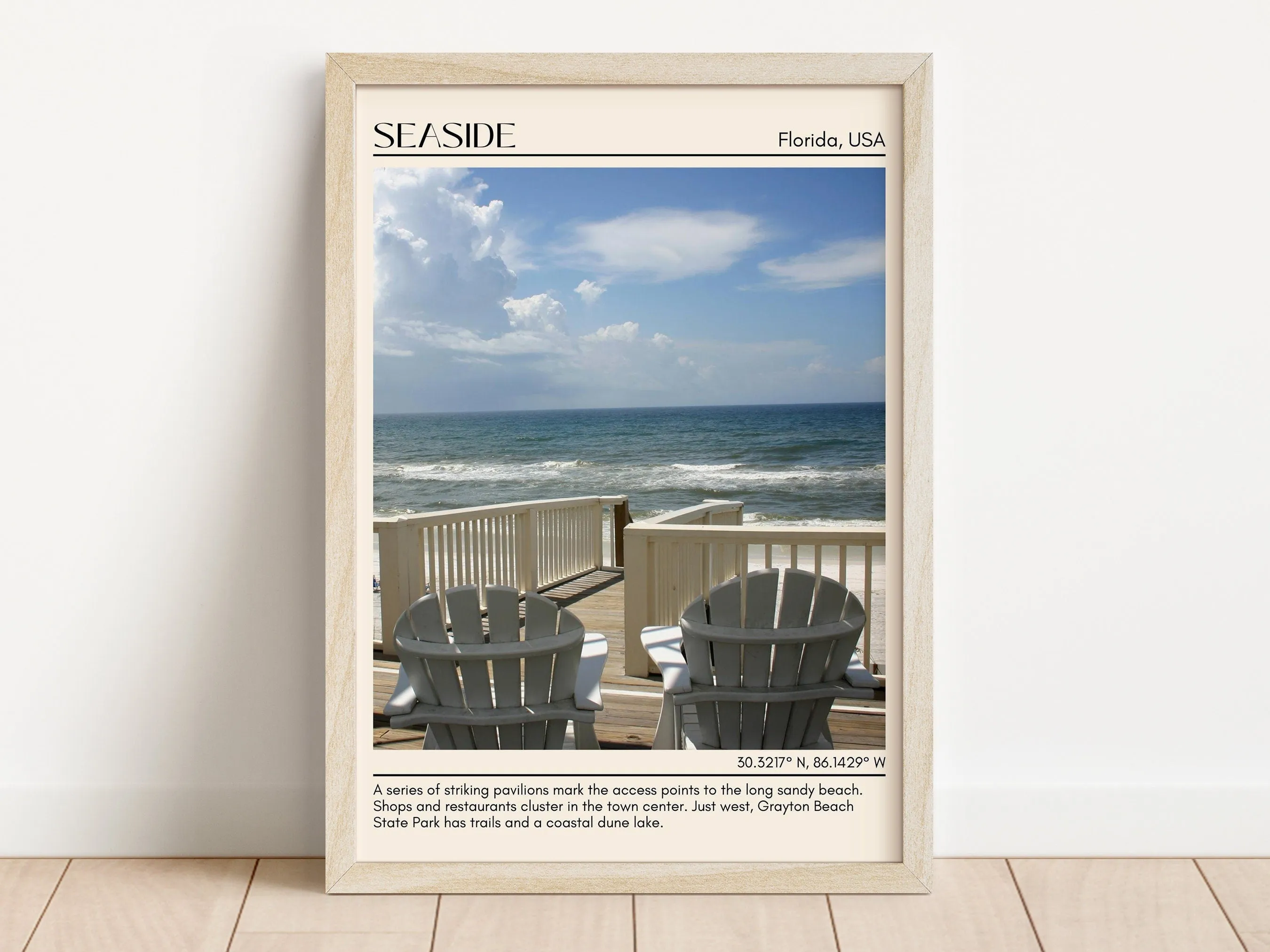 Seaside Wall Canvas, USA
