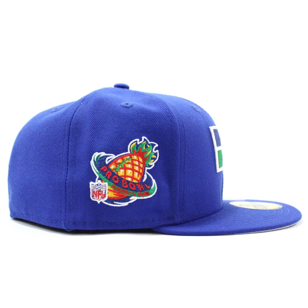 Seattle Seahawks 1998 Pro Bowl 59Fifty New Era Fitted Hat (Royal Blue Gray Under Brim)