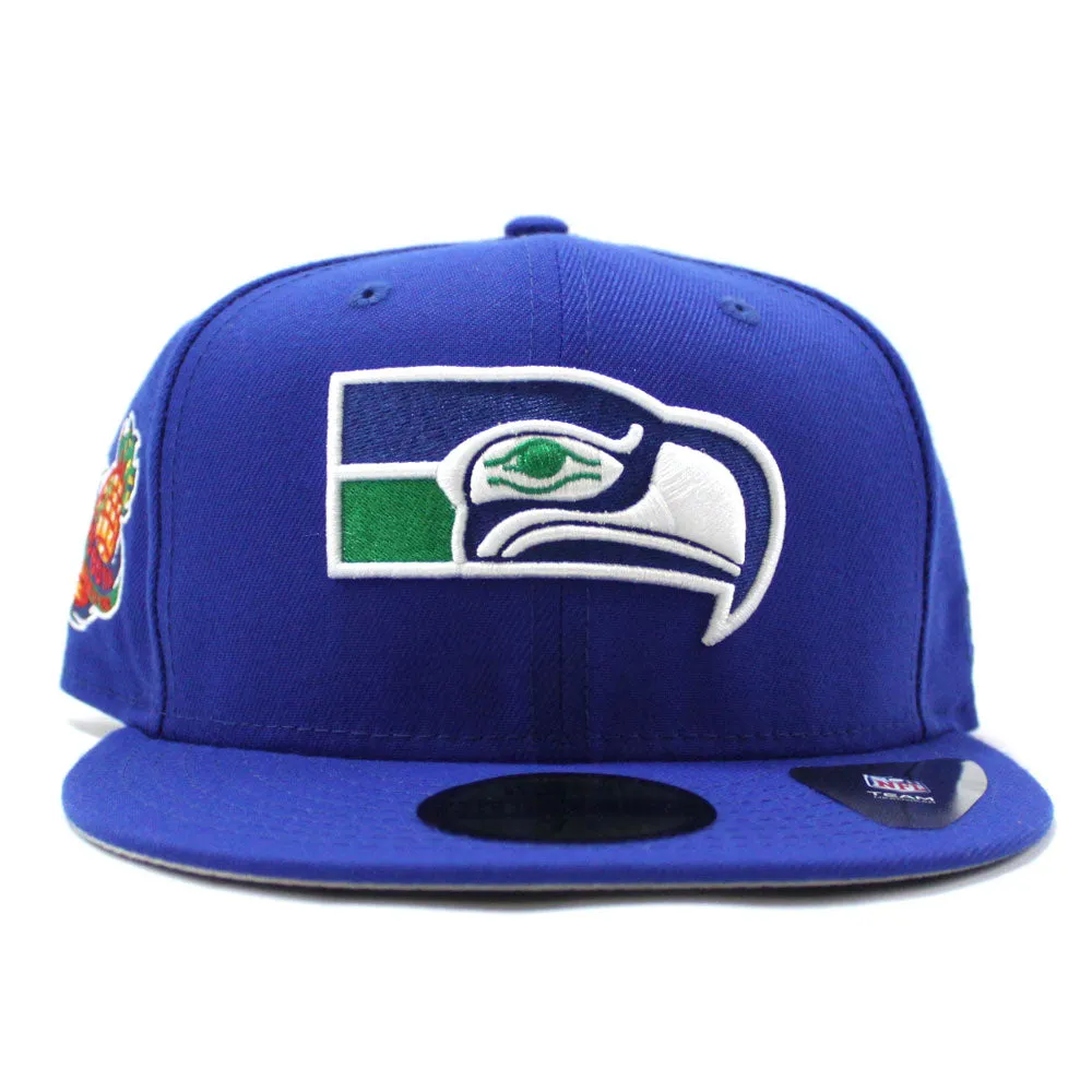 Seattle Seahawks 1998 Pro Bowl 59Fifty New Era Fitted Hat (Royal Blue Gray Under Brim)