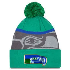 Seattle Seahawks New Era Retro Gold Collection Cuffed Knit Hat