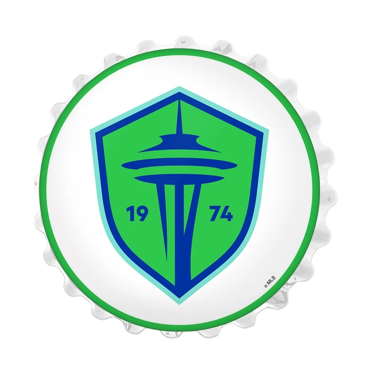 Seattle Sounders: Bottle Cap Wall Light