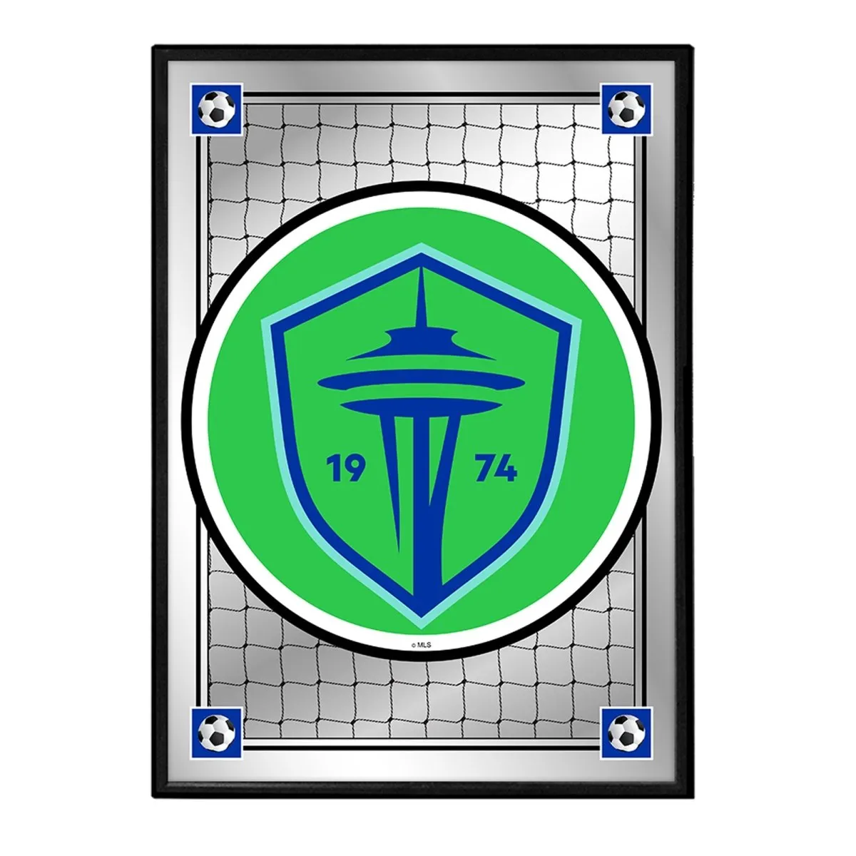 Seattle Sounders: Team Spirit - Framed Mirrored Wall Sign