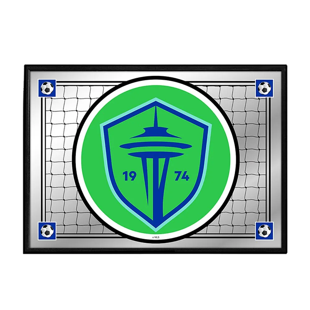 Seattle Sounders: Team Spirit - Framed Mirrored Wall Sign