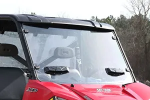 Seizmik 25034 Double Hard-Coated HC Versa-Vent UTV Windshield for 2014-18 Honda Pioneer 500