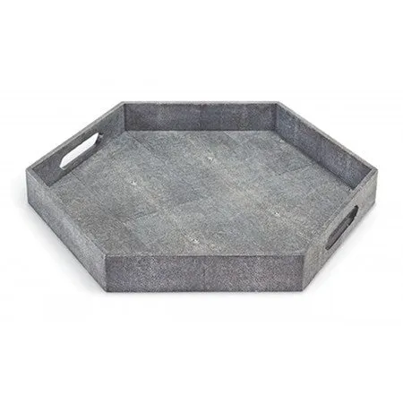 Shagreen Hex Tray - Regina-Andrew Design