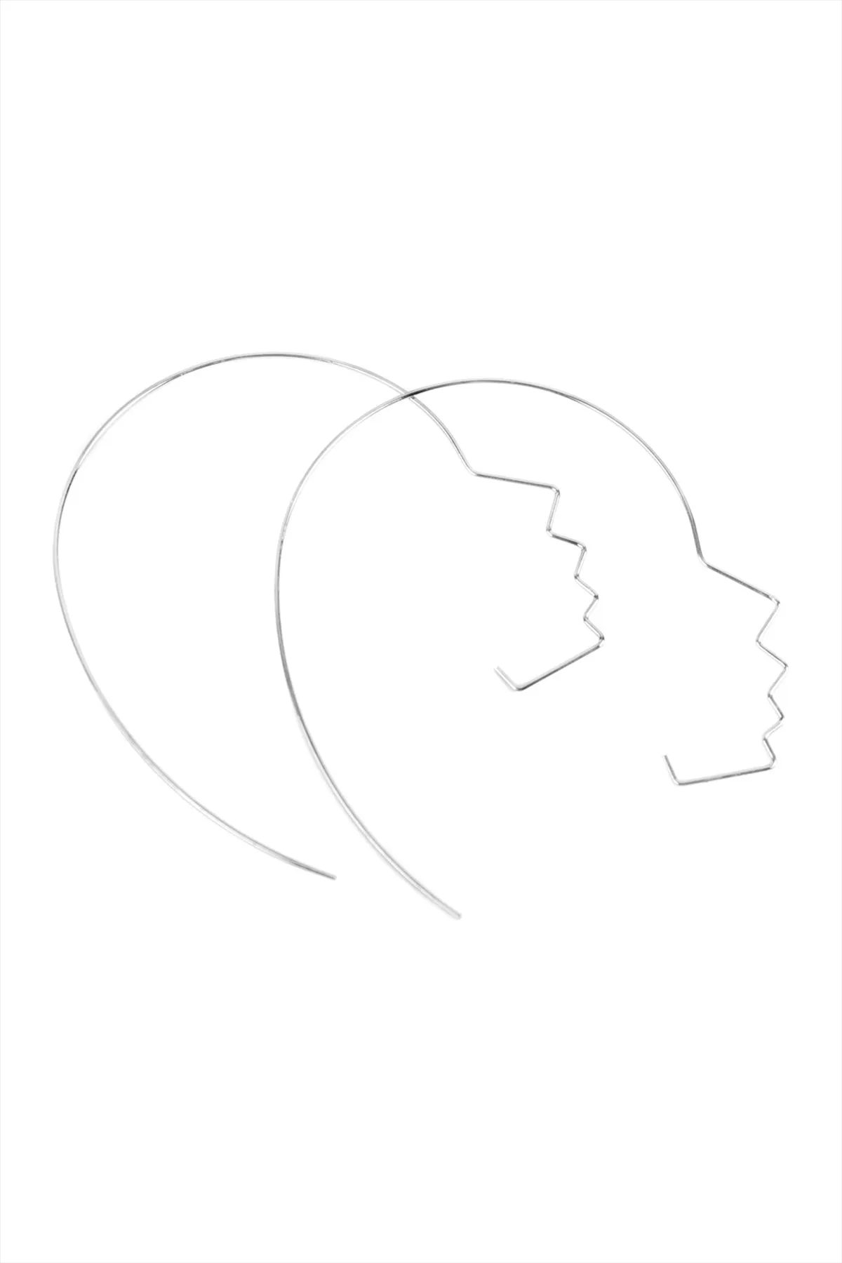 SIDE FACE WIRE EARRINGS