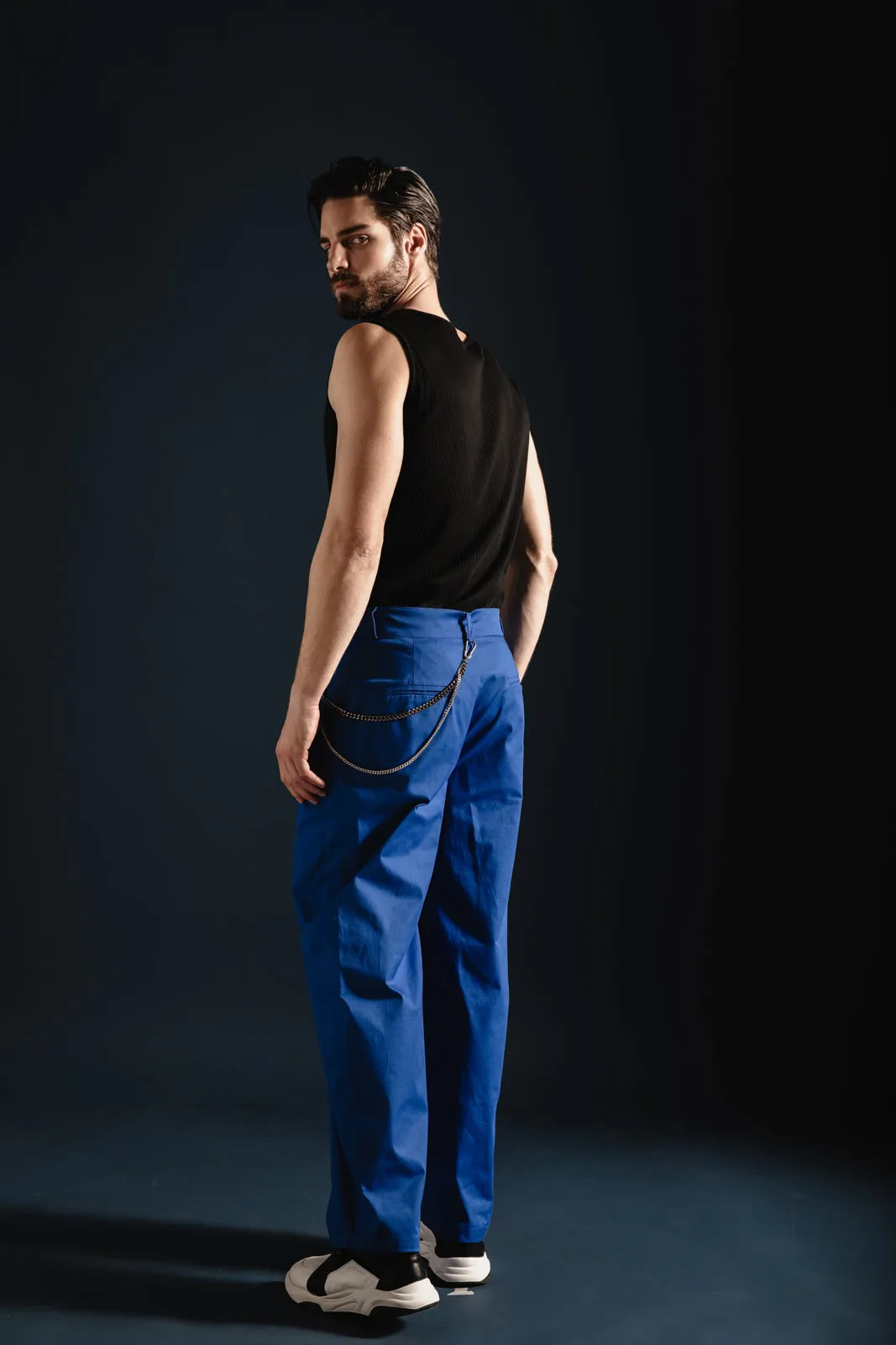 Signature Baggy Pants Blue