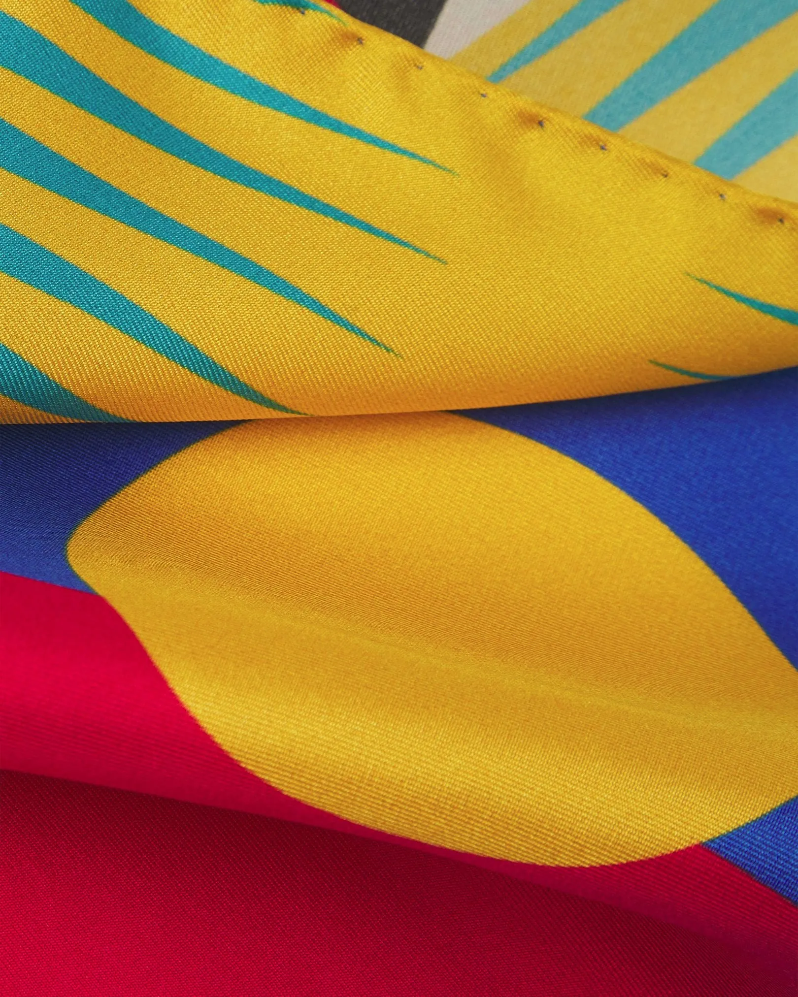 Silk Bauhaus Pocket Square - The Munich