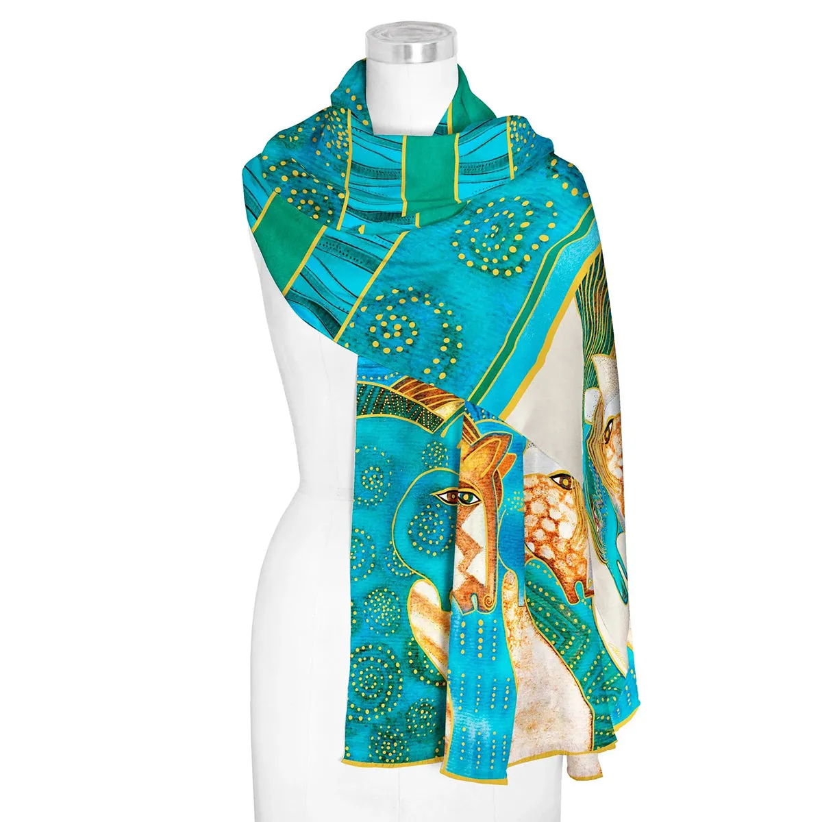 Sky Mares by Laurel Burch Fashion Wrap