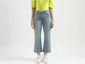 Solid Pattern Straight Fit Jeans