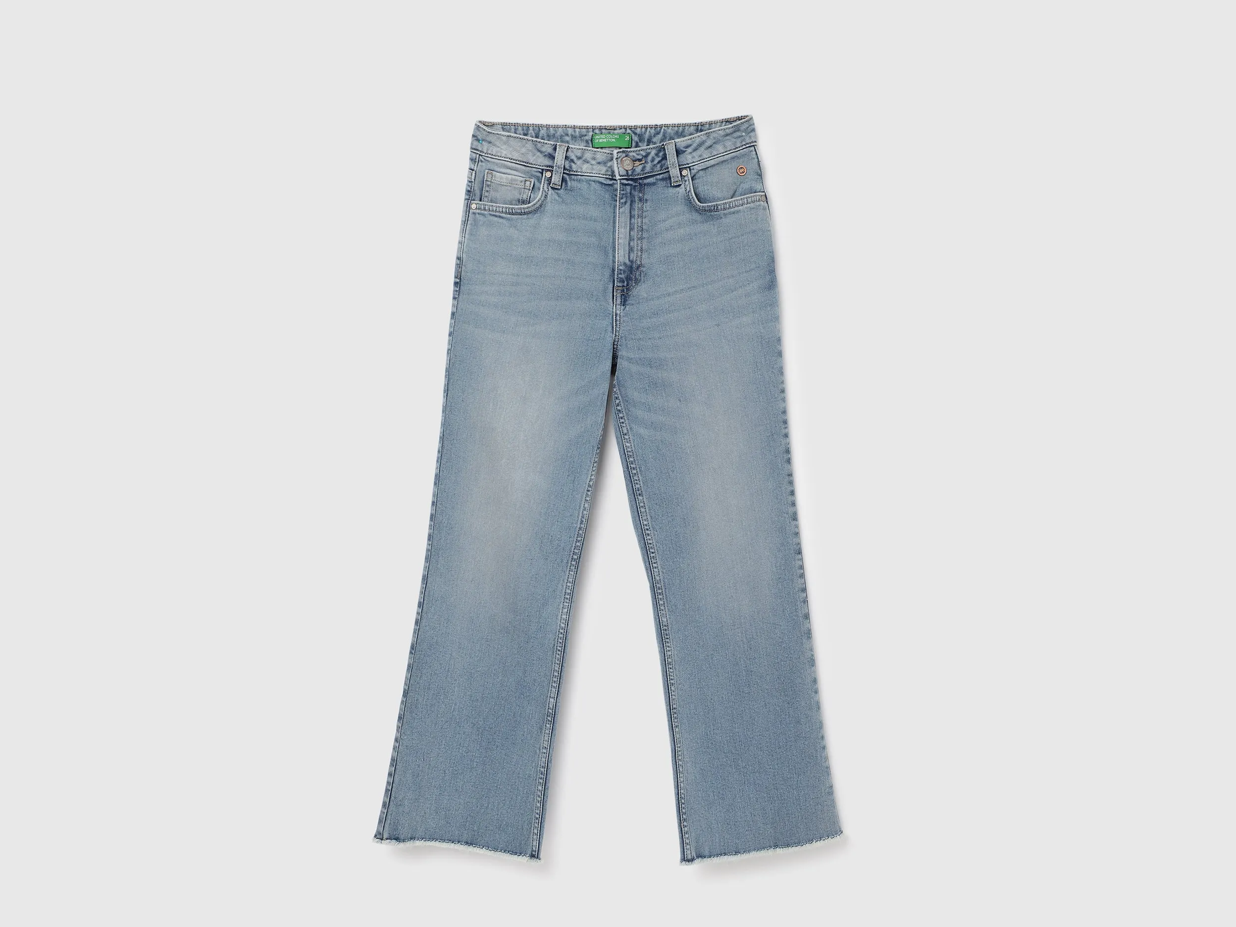 Solid Pattern Straight Fit Jeans