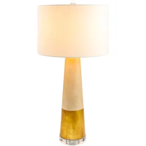 Sophisticated Home Decor - Fluxar Crystal Base Accent Lamp