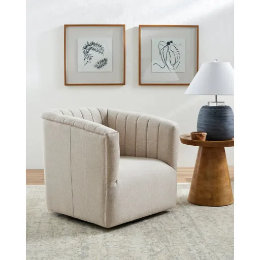 Sophisticated Maggie 30-inch Swivel Chair