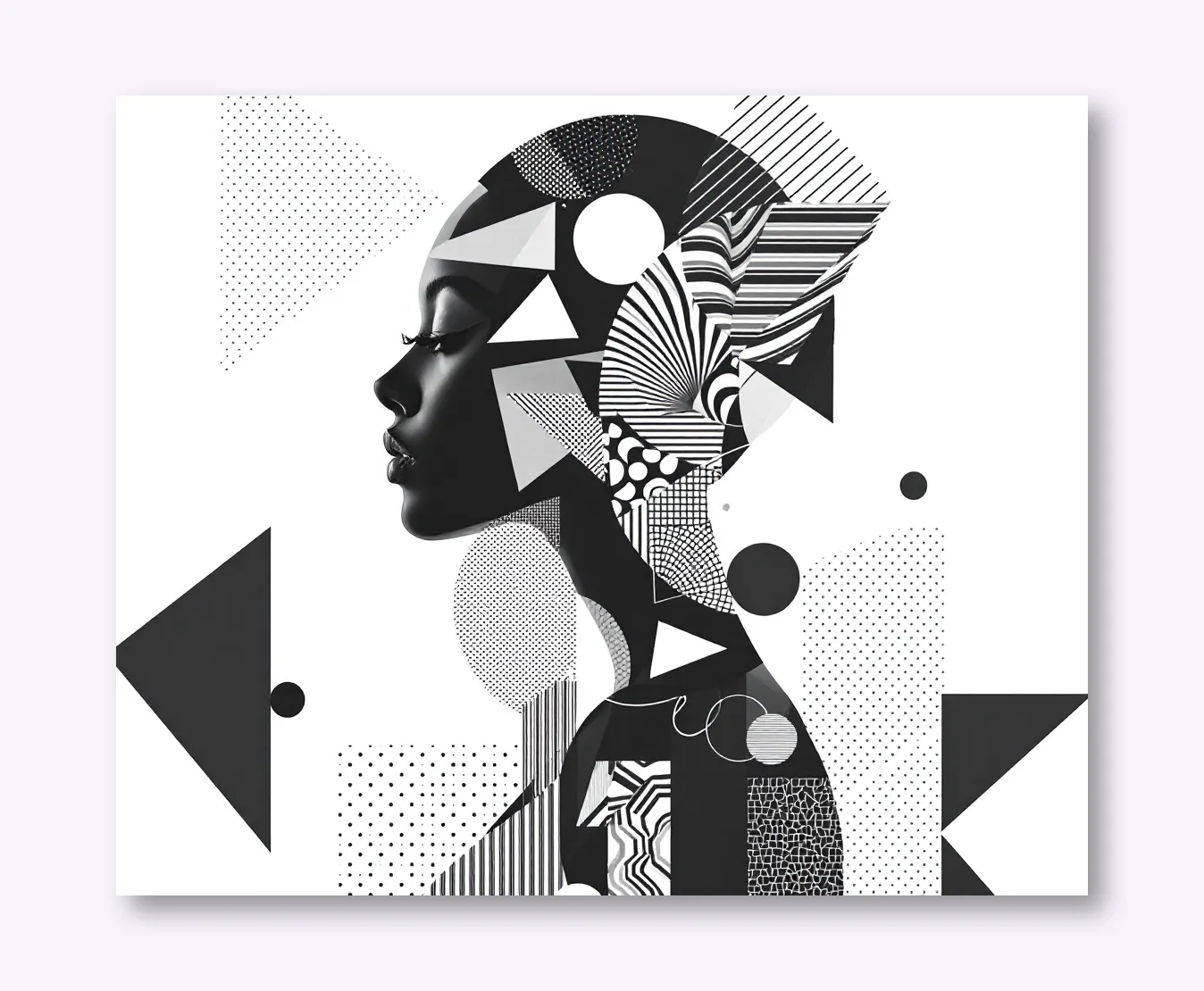 Sophisticated Silhouette Harmony Wall Art Poster