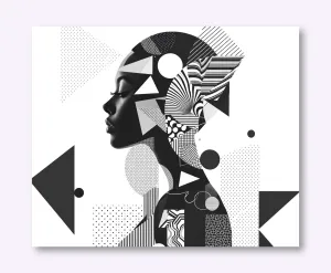 Sophisticated Silhouette Harmony Wall Art Poster
