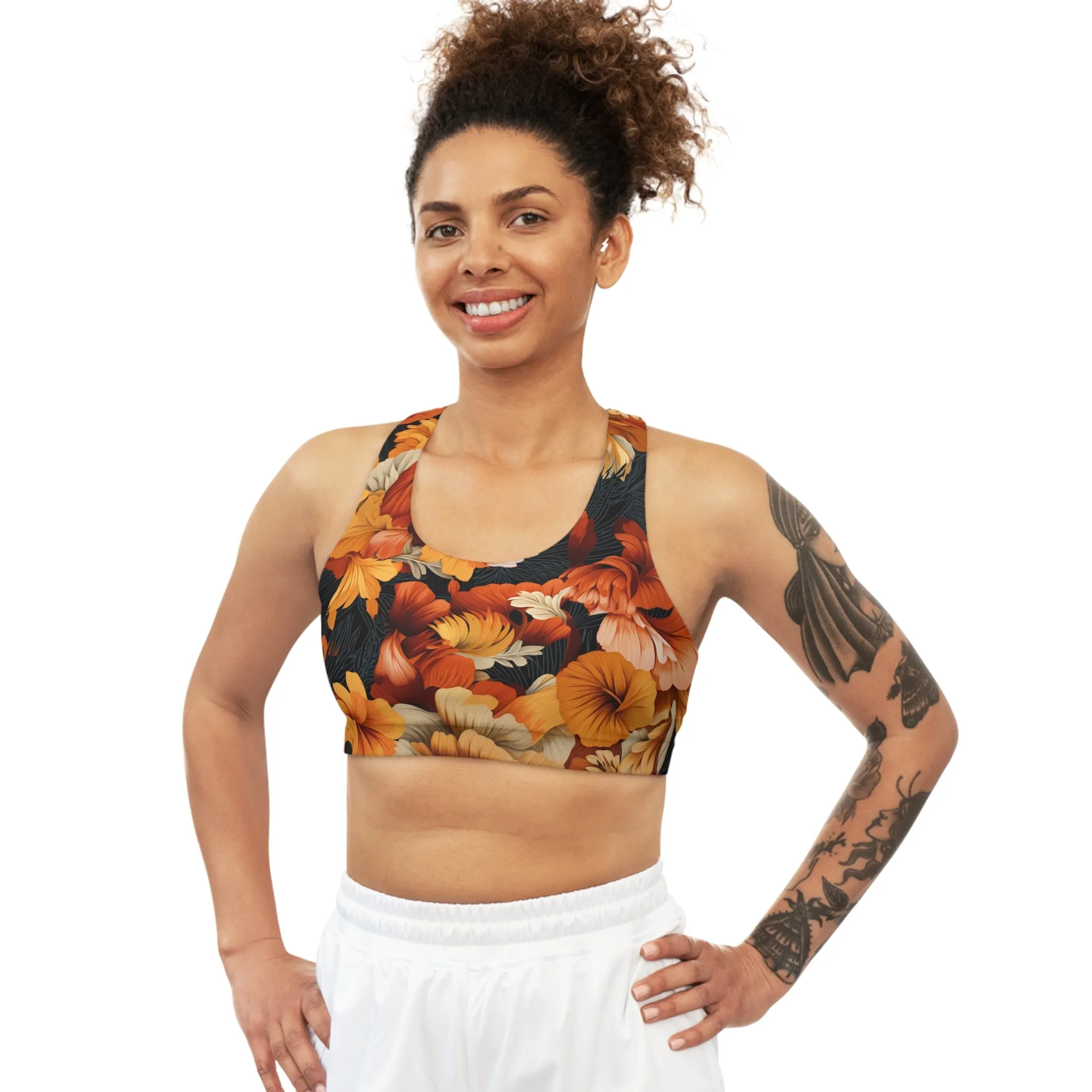 Sports Bra - Velazquezian Castille