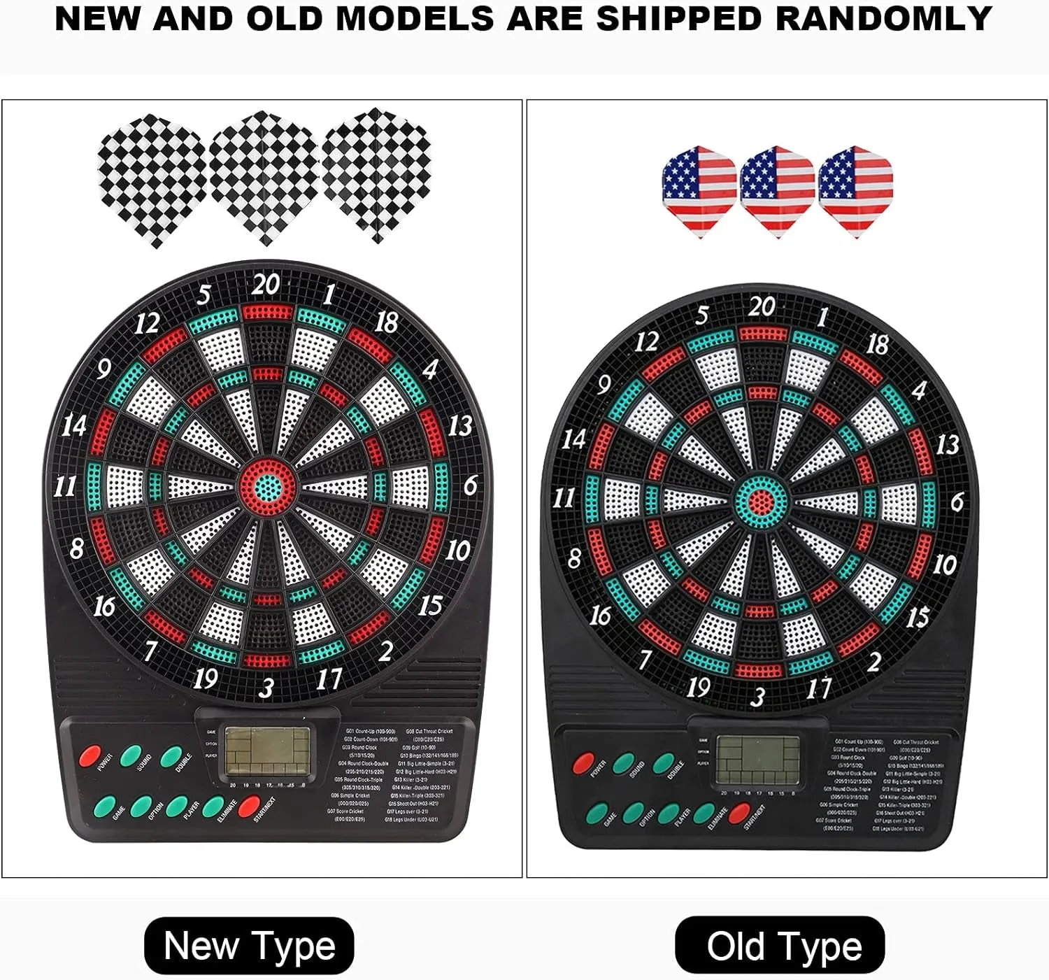 Sports Electronic Dartboard Set, Soft Tip Dart with Automatic Scoring, Standing Board and Cabinet Included, Perfect for Game Room Accessory
