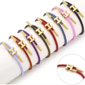 Stainless Steel Adjustable Bracelet – Available in Multiple Colors