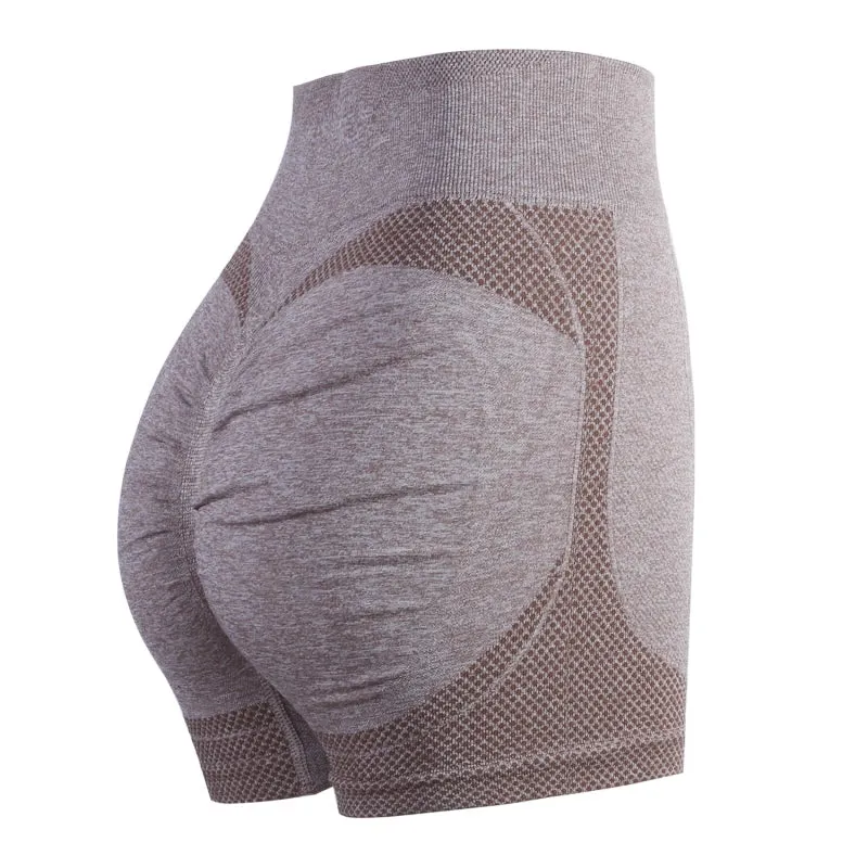 Stay Active and Stylish with High Waist Push Up Sports Shorts for Women: Perfect for Cycling, Jogging, and Gym Workouts