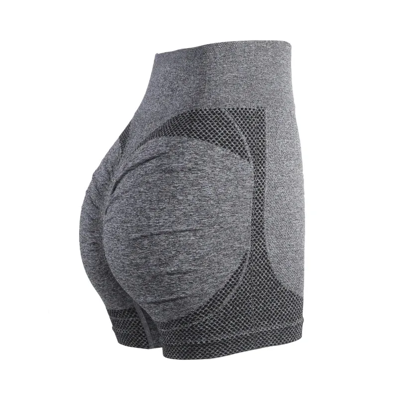 Stay Active and Stylish with High Waist Push Up Sports Shorts for Women: Perfect for Cycling, Jogging, and Gym Workouts