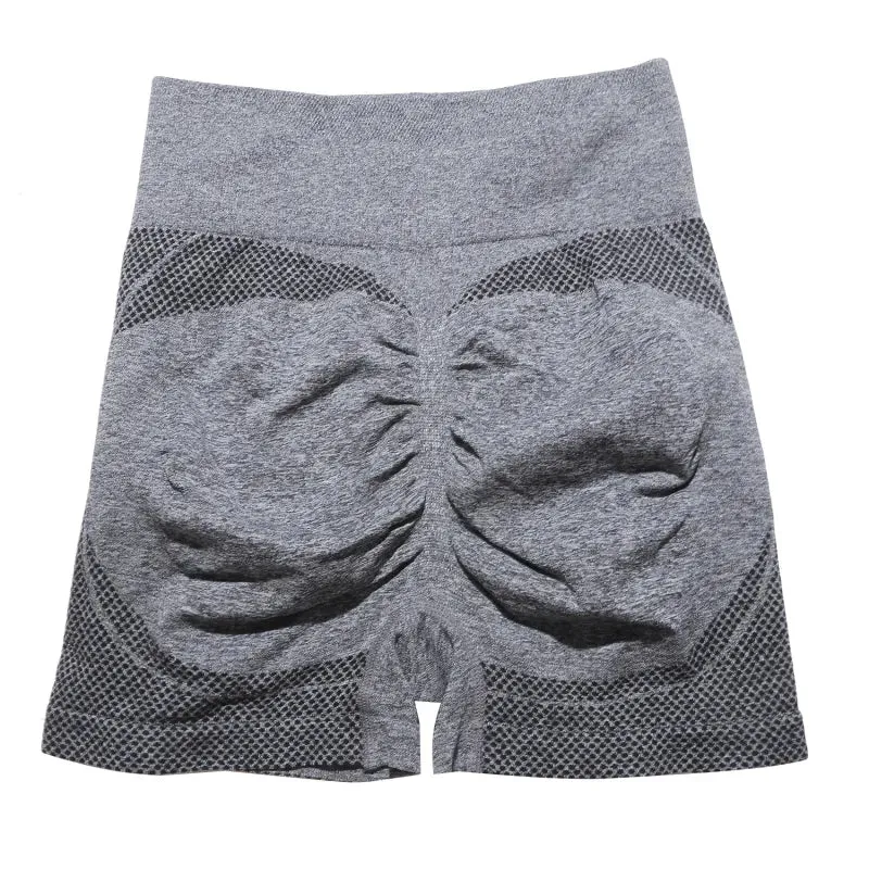 Stay Active and Stylish with High Waist Push Up Sports Shorts for Women: Perfect for Cycling, Jogging, and Gym Workouts