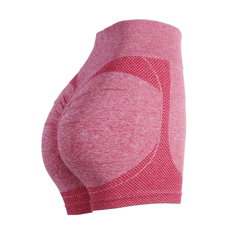 Stay Active and Stylish with High Waist Push Up Sports Shorts for Women: Perfect for Cycling, Jogging, and Gym Workouts