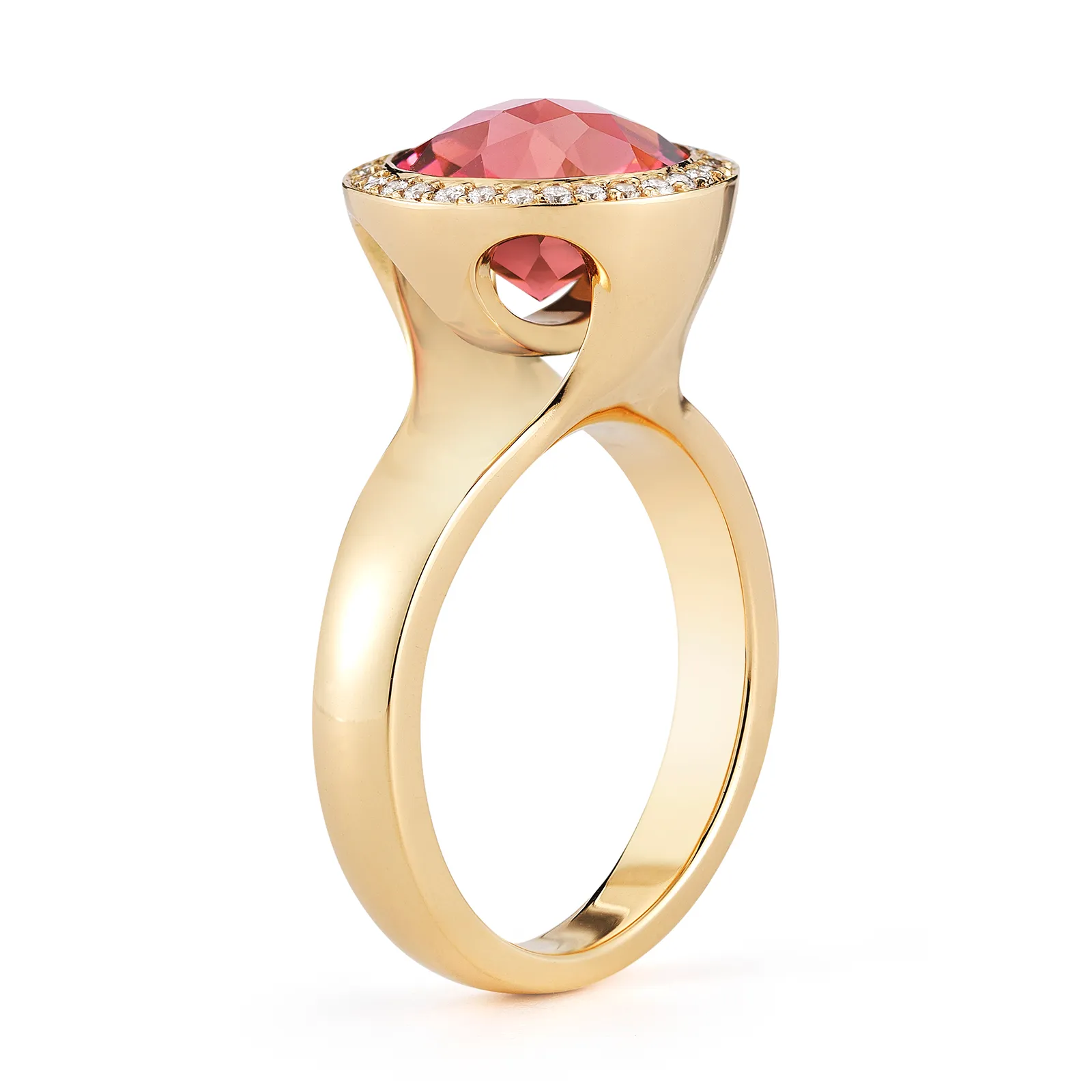 Steller Pink Tourmaline Ring