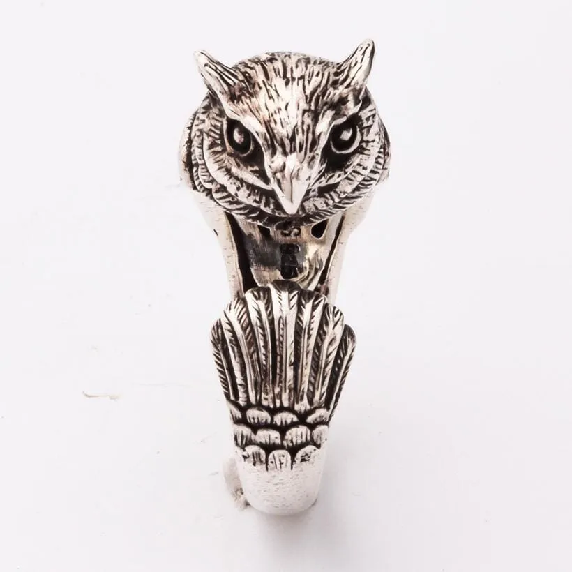 Sterling Silver Owl Ring