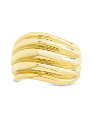 Sterling Silver Skylar Layered Statement Ring