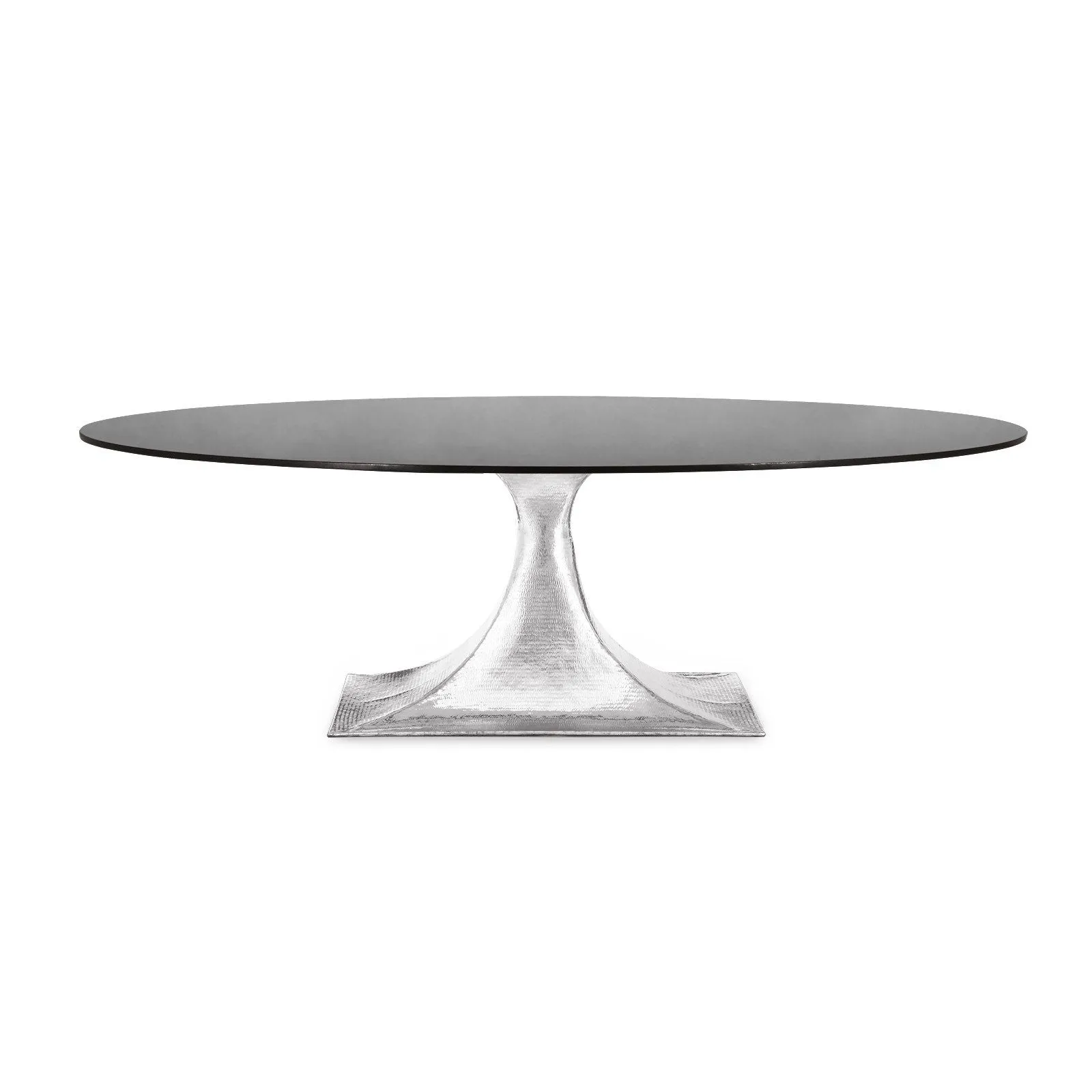 Stockholm Oval Dining Table Base - Nickel - Large
