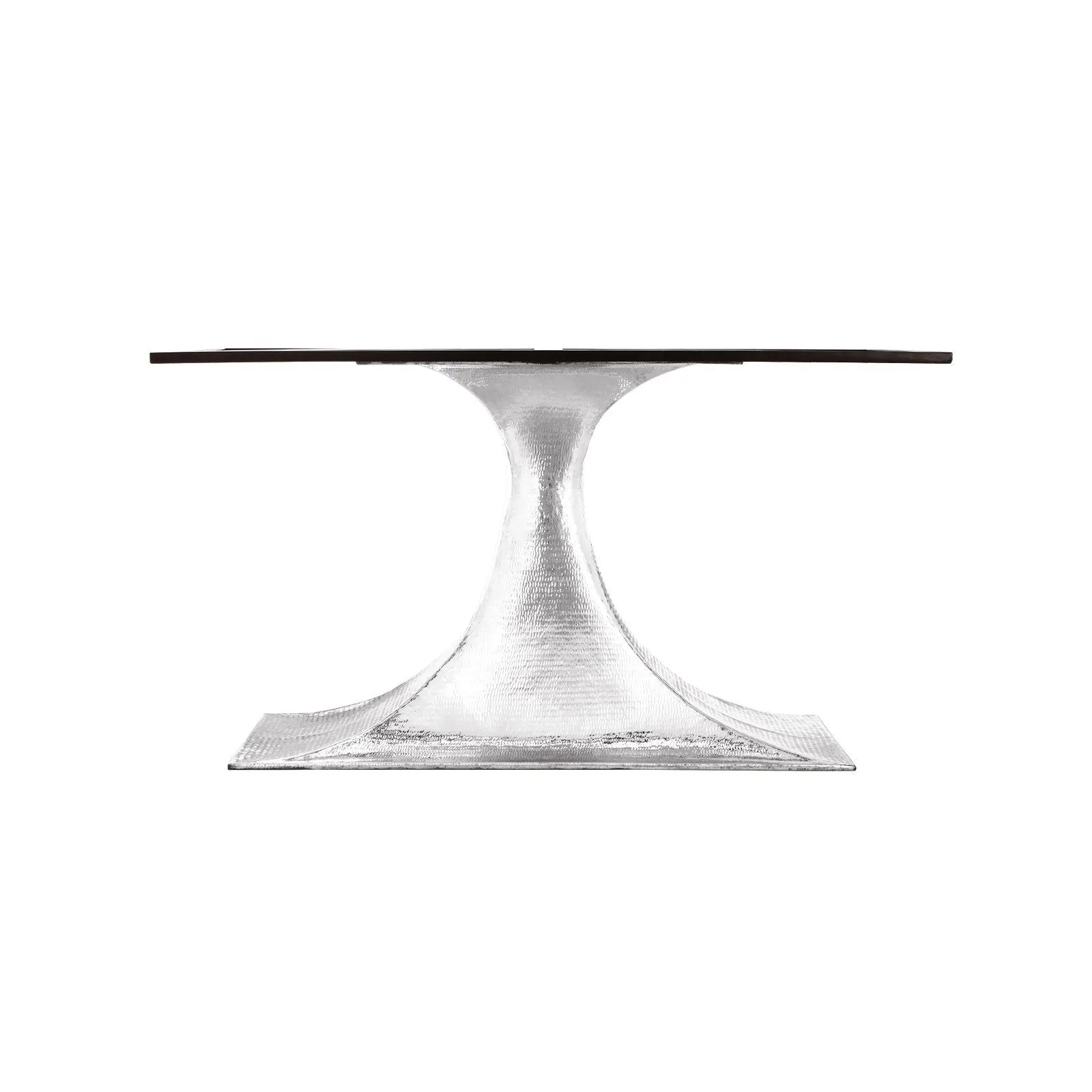 Stockholm Oval Dining Table Base - Nickel - Large