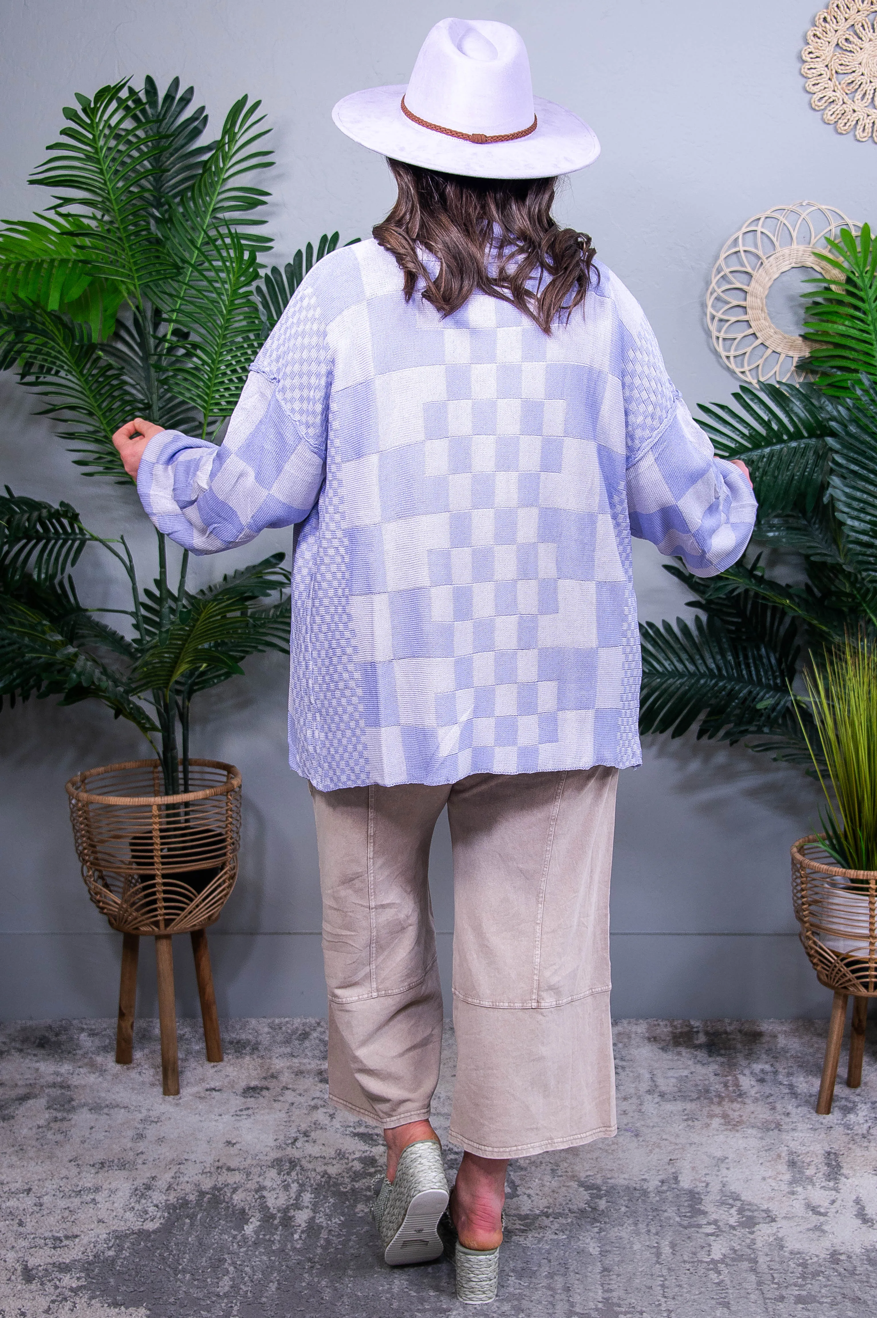 Style Check Approved Checkered Cardigan