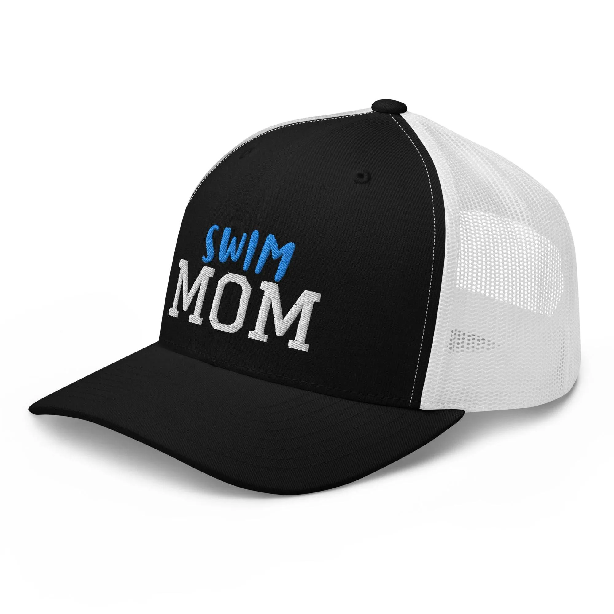 Swim Mom Retro Trucker Cap