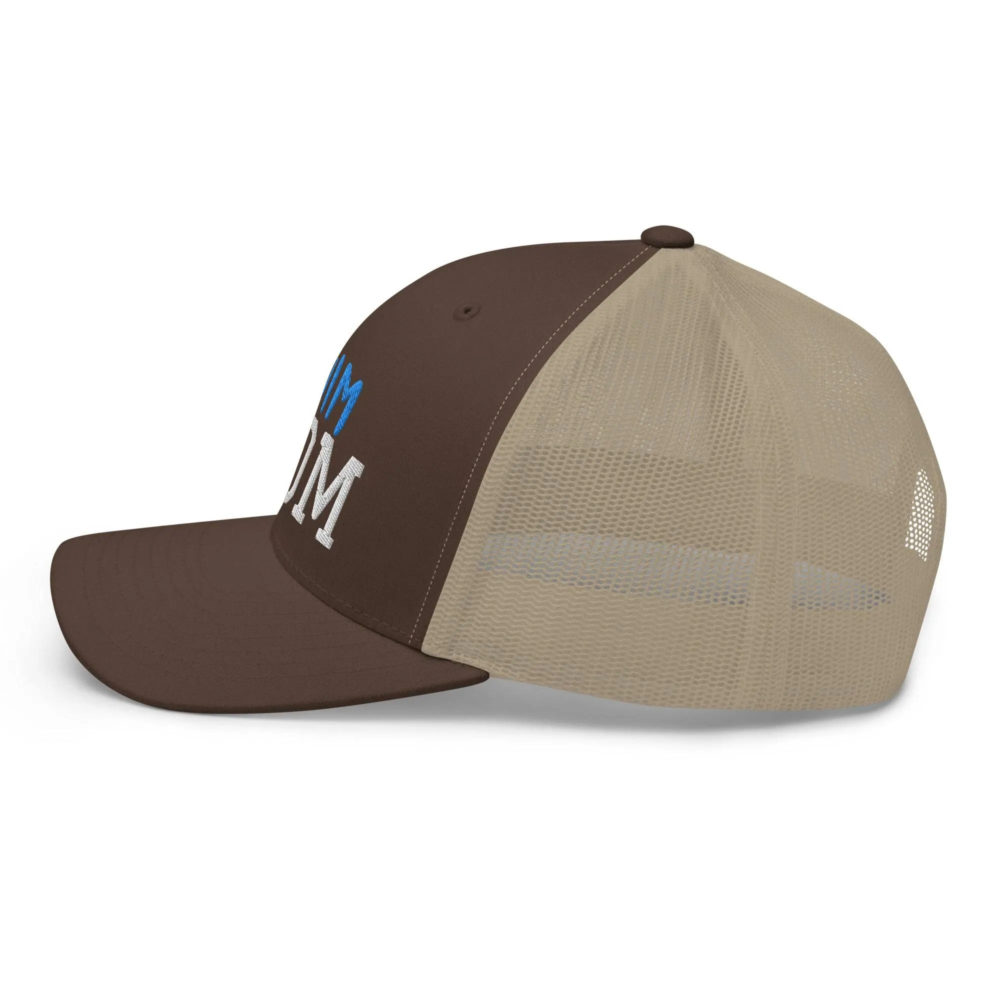 Swim Mom Retro Trucker Cap