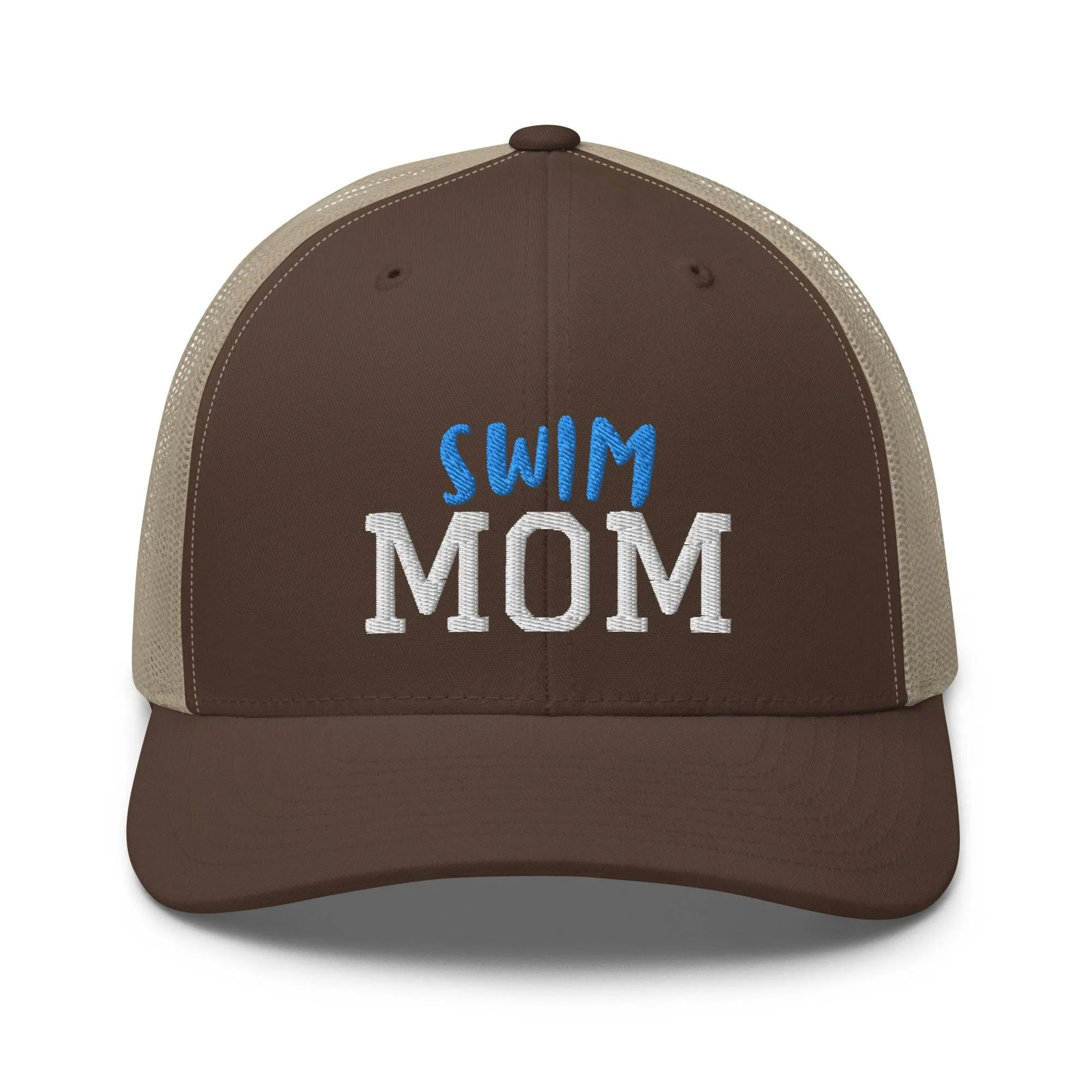 Swim Mom Retro Trucker Cap