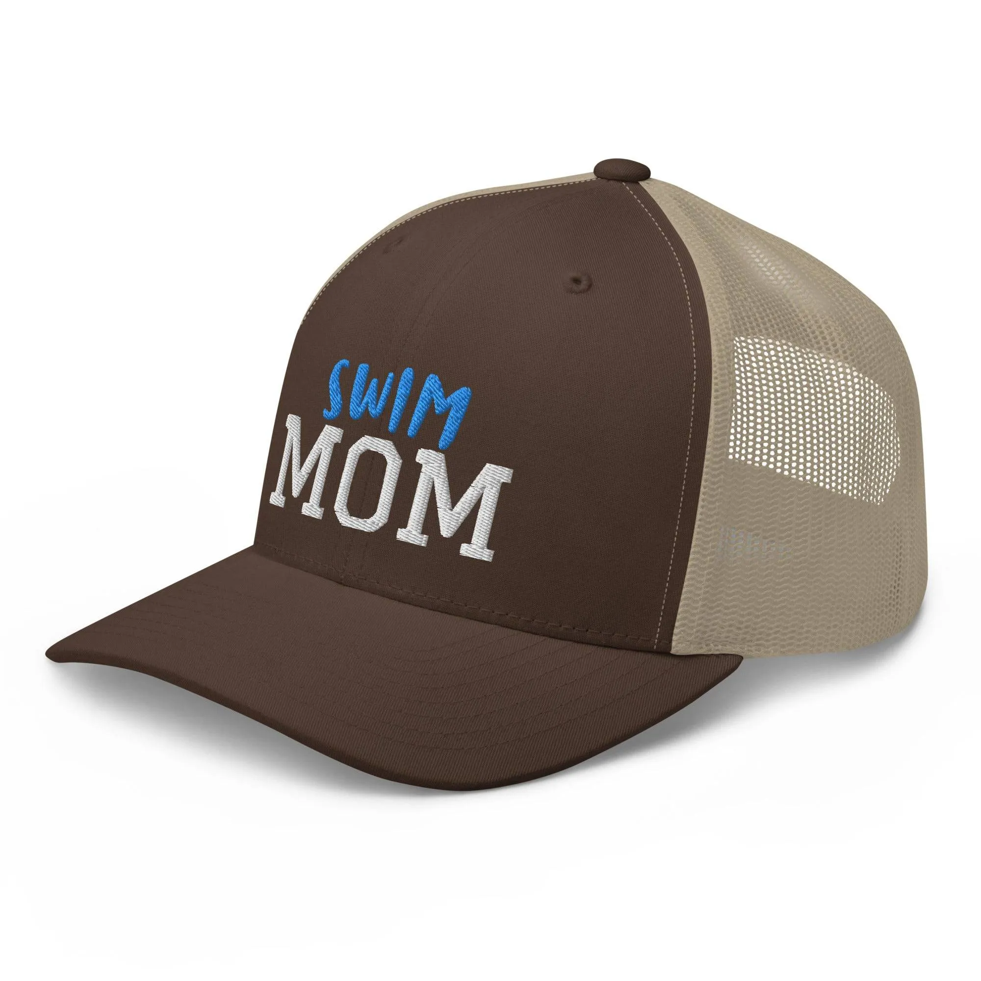 Swim Mom Retro Trucker Cap