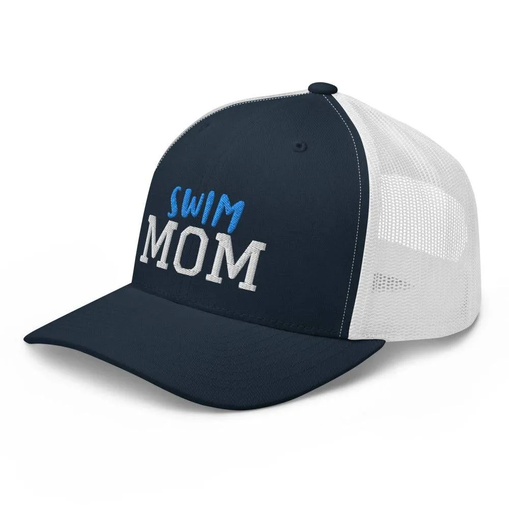 Swim Mom Retro Trucker Cap